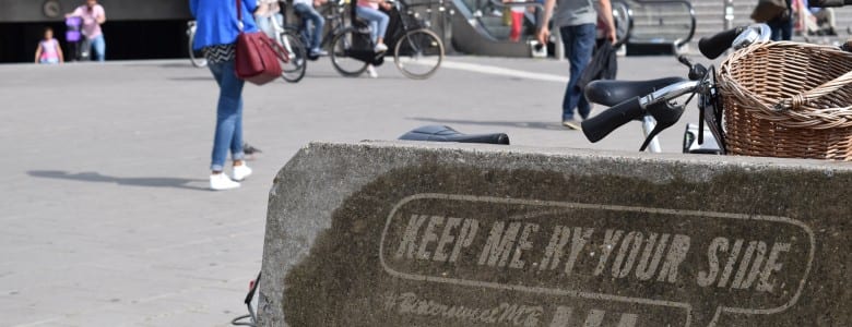 reverse graffiti jaarbeursplein